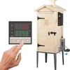 Affumicatoio da giardino in legno 200 L – dragON Wood 100E con modulo di riscaldamento elettrico e centralina di controllo - 13 