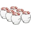 Barattolo Amfora 580 ml con capsula twist-off colorata Ø82 – confezione da 6 pz. - 8 