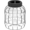Barattolo infrangibile e multifunzionale con tappo nero, 3L ['barattoli per conserve', ' barattolo', ' barattolo per sottaceti', ' per liquori fatti in casa', ' barattolo 3 l', ' barattolo certificato per alimenti', ' barattolo infrangibile', ' barattolo universale', ' barattolo multifunzionale', ' barattolo per conserve', ' barattolo di plastica', ' barattolo in materiale plastico']