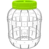 Barattolo infrangibile e multifunzione, 3 L ['barattoli per conserve', ' barattolo', ' barattolo per cetrioli sottaceto', ' per liquori fatti in casa', ' barattolo 3 L', ' barattolo certificato per alimenti', ' barattolo infrangibile', ' barattolo universale', ' barattolo multifunzione', ' barattolo per conserve', ' barattolo in plastica', ' barattolo PET']