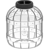 Barattolo infrangibile e multifunzione con tappo nero a vite, 8 L ['Vasi per conserve', ' barattolo', ' barattolo per cetrioli', ' per liquori e infusi', ' barattolo 8 L', ' barattolo certificato', ' barattolo infrangibile', ' barattolo universale', ' barattolo multifunzione', ' barattolo per conserve', ' barattolo in plastica', ' barattolo in materiale plastico']