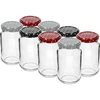 Barattolo TO 190 ml con tappo colorato Ø 53 mm - 8 pz ['barattoli', ' barattoli piccoli', ' barattolino', ' barattolo di vetro', ' barattoli di vetro', ' barattolo con tappo a vite', ' barattoli per conserve', ' barattolo per il sottovuoto', ' barattoli per il sottovuoto', ' barattoli per spezie', ' barattolo per marmellate', ' barattolo per confetture', ' barattolo per miele', ' barattolini TO 190 ml']