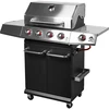 Barbecue a gas dragON BBQ101, 11,7 kW, nero e argento ['barbecue a gas', ' barbecue moderno', ' quale barbecue comprare', ' quale barbecue scegliere', ' griglia in ghisa', ' bruciatore laterale', ' termometro nel coperchio', ' mensola laterale del barbecue', ' barbecue per wok', ' barbecue mobile', ' barbecue per pizza', ' barbecue con ruote', ' facile pulizia del barbecue', ' barbecue ad alta potenza', ' manopole ergonomiche del barbecue', ' barbecue dal design moderno', ' barre aromatizzanti per bruciatori', ' accessori per barbecue', ' barbecue a buon prezzo', ' barbecue stabile', ' grigliate perfette', ' attrezzatura per grigliare', ' barbecue robusto', ' barbecue multifunzione', ' barbecue funzionale', ' grigliare le verdure']
