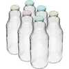 Bottiglia per succo 1 L con tappo twist-off - fi 43 ['bottiglia per succo', ' bottiglia in vetro', ' bottiglia stile Kubuś', ' bottiglia 1 L', ' bottiglie per succhi', ' 6x bottiglia in vetro per succo', ' succhino', ' bottiglia per panna', ' bottiglie con tappo', ' bottiglie con tappi', ' tappi clic-clac', ' tappi colorati', ' tappi con stampa a quadretti', ' bottiglia per limonata', ' milkshake', ' smoothies']