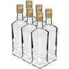 Bottiglia Pryncypalna 500 ml con tappo, 6 pezzi ['bottiglia decorativa', ' bottiglia per vodka', ' bottiglia per alcolici', ' bottiglia per liquori fatti in casa', ' bottiglie decorative']