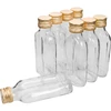 Bottiglietta per liquori tipo fiaschetta 100 ml con tappo, confezione da 8 ['bottiglie', ' fiaschette', ' liquori', ' bottiglie per liquori', ' bottigliette', ' bevande alcoliche fatte in casa', ' liquori fatti in casa', ' fiaschetta con tappo a vite', ' bottiglia con tappo a vite', ' bottiglietta con tappo a vite', ' bottiglie con tappi colorati', ' tappi colorati', ' tappi a vite']