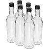 Butelka 500 ml slanciata, con tappo a vite nero, per vodka, 6 pz. - 10 