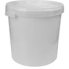 Contenitore di fermentazione da 30 L, bianco, con 2 gorgogliatori ['contenitore di fermentazione', ' secchio fermentatore', ' secchio per fermentazione', ' contenitori di fermentazione', ' contenitore di fermentazione per vino', ' contenitori di fermentazione per vino', ' secchio fermentatore Biowin', ' secchio fermentatore Browin']