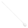 Cucchiaio in plastica bianco 70 cm - 6 