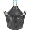 Damigiana da 10 L per vino con cestello in plastica - 12 