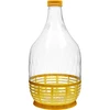 Damigiana Dama 5 L in PET, con tappo a vite e cestello - 2 