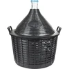 Damigiana per vino 25 L con cestello in plastica - 8 