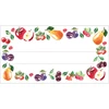 Etichette autoadesive motivo frutta 85/45 mm - 20 pz - 3 