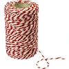 Filo da salumiere bianco-rosso in cotone (240°C) 55 m - 8 