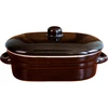 Gres - contenitore per strutto, allungato con coperchio 0,75 L ['contenitori per strutto', ' contenitore per strutto', ' vaso di terracotta per strutto', ' vaso in gres per strutto', ' contenitore in gres per strutto', ' contenitore per strutto in gres\r\n']