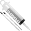 Iniettore per carni 100 ml + 2 aghi ['norcineria', ' per la carne', ' siringa per carni', ' aghi in acciaio inox', ' ago per iniezione', ' per carne', ' per la salamoia', ' salagione incompleta', ' macchie grigie nel salume']