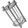 Modulo per distillatore - visore - Ø 48,3 mm, lunghezza 100 mm ['visore per distillazione', ' visore per distillatore', ' visore inox', ' torcia per distillatore', ' visore con torcia', ' gin', ' aromatizzazione dei distillati', ' torcia']