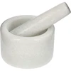 Mortaio da cucina in marmo, bianco, Ø 10 cm - 3 
