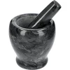 Mortaio da cucina in marmo, nero, Ø 10,5 cm - 2 