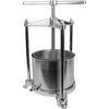 Pressa a telaio per frutta - acciaio inox, 5 L ['pressa a telaio per frutta', ' pressa a telaio per frutta in acciaio inox', ' pressa per frutta', ' pressa per spremere la frutta', ' pressa per succo di frutta', ' pressa per frutta OBI', ' pressa per frutta Subito', ' pressa per formaggio', ' pressa casearia']