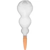 Sfera autoirrigante tripla (a tre camere), trasparente incolore, con puntale in ceramica, 600 ml - 13 