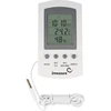 Stazione meteo elettronica con sonda, bianca ['stazione meteo', ' stazione meteo domestica', ' temperatura', ' temperatura ambiente', ' controllo della temperatura', ' termometro elettronico', ' termometro da interno', ' termometro da esterno', ' termometro per esterno', ' termometro con sonda', ' termometro elettronico con sonda', ' igrometro', ' termometro con igrometro', ' termometro con misuratore di umidità', " misuratore di umidità dell'aria"]