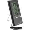 Stazione meteo elettronica con sonda, nera - 13 