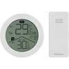 Termometro elettronico Soens - con sensore esterno, rotondo, bianco - 6 