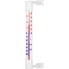 Termometro esterno bianco (-50°C a +50°C) 18 cm ['termometro esterno', ' termometro', ' termometro da finestra', ' termometro con scala leggibile', ' termometro in plastica', ' termometro per finestra', ' termometro da balcone', ' termometro a doppia scala', ' termometro autoadesivo']
