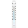 Termometro universale (-30 a +50 °C), 17 cm, bianco ['termometro', ' termometro universale', ' termometro in materiale plastico', ' termometro con scala ben leggibile', ' termometro con doppia scala in °C e °F', ' termometro per ambienti ad alta umidità', ' termometro da esterno fino a -30 °C', ' termometro resistente all’umidità', ' termometro bianco', ' termometro robusto']