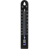 Termometro universale (-30 a +50°C), 17 cm, nero ['termometro', ' termometro universale', ' termometro in plastica', ' termometro con scala ben leggibile', ' termometro con doppia scala in °C e °F', ' termometro per ambienti ad alta umidità', ' termometro da esterno fino a -30°C', " termometro resistente all'umidità", ' termometro nero', ' termometro robusto']