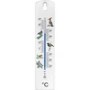 Termometro universale con grafica - Uccelli (da -30°C a +50°C) 20 cm ['termometro universale', ' termometro in plastica', ' termometro con scala leggibile', ' termometro con doppia scala', ' termometro per ambienti ad alta umidità', ' termometro interno/esterno', ' termometro con stampa colorata']