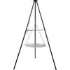 Treppiede da falò con griglia, 150 cm - 3 