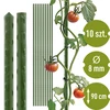 Tutori da giardino Bioogród – acciaio rivestito, 0,9 m, Ø 8 mm, 10 pz. ['tutore da giardino', ' tutore per piante', ' supporto per piante', ' supporto da giardino', ' supporti da giardino in metallo', ' supporto per piante rampicanti', ' supporti per fiori rampicanti', ' supporti metallici per fiori', ' tutori metallici rivestiti', ' tutore per piante rivestito', ' tutore in acciaio dritto', ' accessori da giardinaggio', ' come prendersi cura delle piante', ' tutori per piante consigliati', ' tutore verde', ' tutori in acciaio rivestiti']