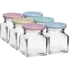Vasetto quadrato 120 ml con tappo Twist-Off Ø 53 mm - 6 pezzi ['vasetti', ' vasetti piccoli', ' vasetto', ' barattolo in vetro', ' barattoli in vetro', ' vasetto con tappo', ' vasetti per conserve', ' vasetto per conserve', ' vasetti per pastorizzare', ' vasetti per spezie', ' vasetto per marmellata', ' vasetto per confetture', ' vasetto per miele', ' vasetto piccolo per miele']