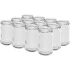 Vasetto TO 300 ml Ø 66 - confezione termoretratta 12 pz. ['barattoli per conserve', ' vasetti per conserve', ' barattoli per insalate di verdure', ' barattoli per composte e succhi di frutta', " barattoli per funghi sott'aceto"]