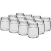 Vasetto Twist-Off 212 ml, TO 66 – 12 pz. ['vasetto di vetro 200 ml', ' vasetto 212 ml', ' vasetti di vetro', ' vasetti piccoli', ' vasetti con tappi twist-off', ' vasetti per conserve', ' vasetti per marmellata', ' tappi twist-off con motivo frutta', ' vasetto per spezie', ' vasetto per confetture']
