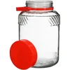 Vaso da 3 L con coperchio in plastica ['barattolo grande', ' vaso grande', ' barattolo di vetro grande', ' vaso di vetro grande', ' barattolo per conserve', ' vaso per conserve', ' per fermentare', ' per la fermentazione', ' per cetrioli', ' per cetriolini', ' per crauti', ' per cavolo cappuccio', ' barattolo industriale', ' vaso industriale', ' barattolo con pinze', ' pinze per cetrioli', ' pinze per sottaceti']