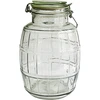 Vaso in vetro 2,1 L a botte con chiusura a clip ['barattolo grande', ' vaso grande', ' barattolo in vetro grande', ' vaso in vetro grande', ' vaso per conserve', ' barattolo per conserve', ' barattolo per cosmetici', ' vasetto per cosmetici', ' barattolo per cetrioli', ' barattolo per sottaceti', ' barattolo per peperoni']