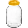 Vaso twist-off 3 L con tappo in plastica Ø 100, con manico ['vaso', ' barattolo in vetro', ' vaso di vetro', ' barattolo con tappo', ' barattolo per fermentazione dei cetrioli', ' barattolo per cetrioli', ' barattolo per liquori', ' vaso per liquori', ' barattolo con manico', ' tappo con manico', ' barattolo pratico', ' vaso con manico', ' bel barattolo', ' quale barattolo comprare']