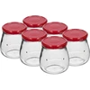 Vaso twist-off 500 ml "Anfora Rovesciata" con tappo bordeaux Ø 82/6, 6 pezzi ['barattolo', ' barattolo anfora', ' barattolo 500 ml', ' set di barattoli', ' barattoli di vetro', ' barattoli per conserve', ' barattoli per cosmetici', ' barattoli 6 pezzi', ' barattolo in vetro', ' barattoli per confetture', ' barattoli per composte', ' barattoli per marmellate', ' barattoli per conserve di carne', ' barattoli per barattoli', ' barattoli per cosmetici']