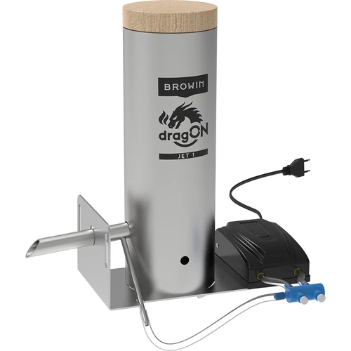 Affumicatoio da giardino 200 L dragON Wood 100E - a legna, modulo riscaldante elettrico e centralina di controllo - 10
