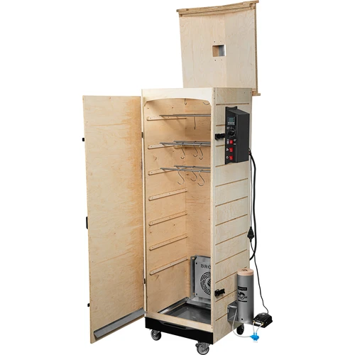 Affumicatore dragON PLYWOOD NATURE – senza telaio, modulare, con controller digitale, 320 L - 3