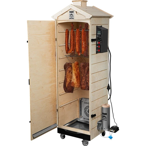 Affumicatore dragON PLYWOOD NATURE – senza telaio, modulare, con controller digitale, 320 L - 4
