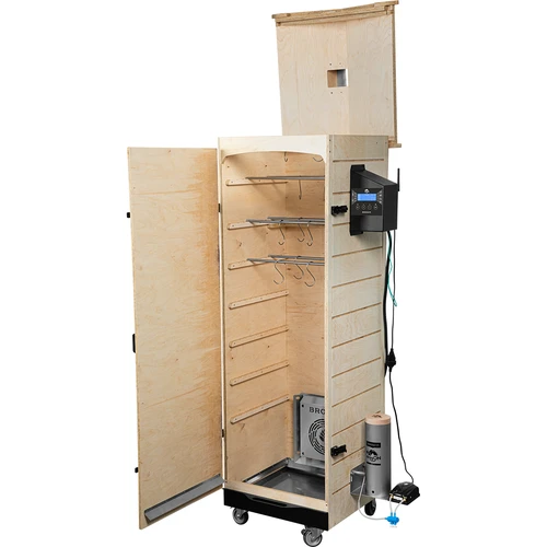 Affumicatoio dragON PLYWOOD NATURE – senza telaio, modulare, con controller Wi‑Fi, 320L - 3