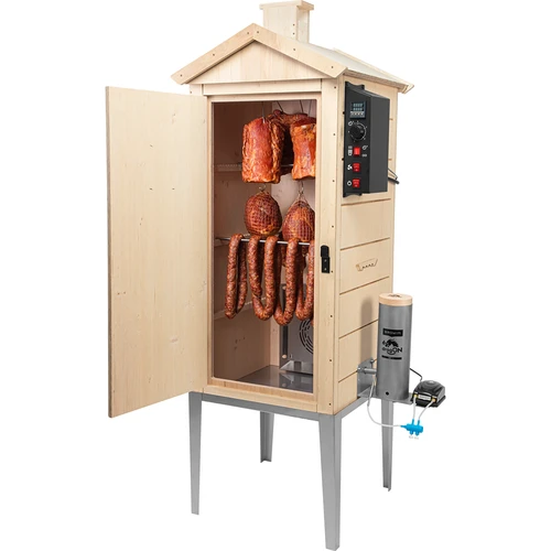 Affumicatore elettrico dragON PLYWOOD NATURE 100E con modulo riscaldante e centralina di controllo - 4