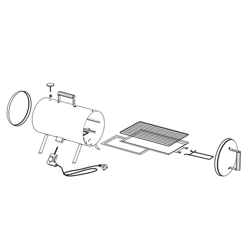 Affumicatore elettrico - portatile - 10