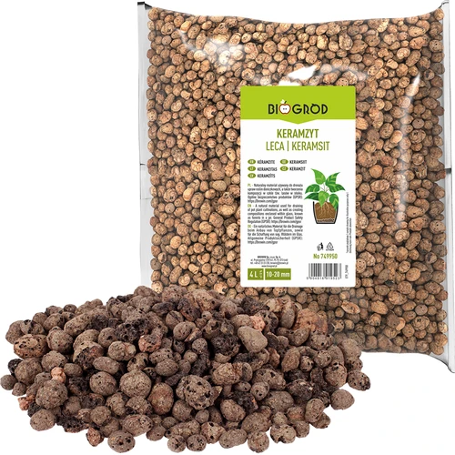 Argilla espansa per piante in vaso, giardinaggio e terrari in vetro 10–20 mm, 4 L - 3