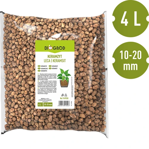 Argilla espansa per piante in vaso, giardinaggio e terrari in vetro 10–20 mm, 4 L - 5