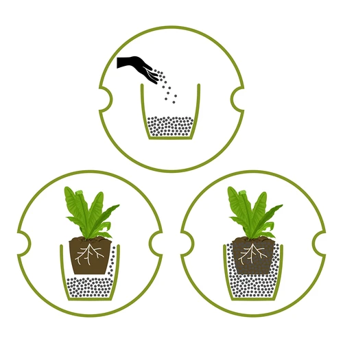Argilla espansa per piante in vaso, giardinaggio e terrari in vetro 10–20 mm, 4 L - 14